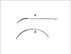 aiguille de suture standard 